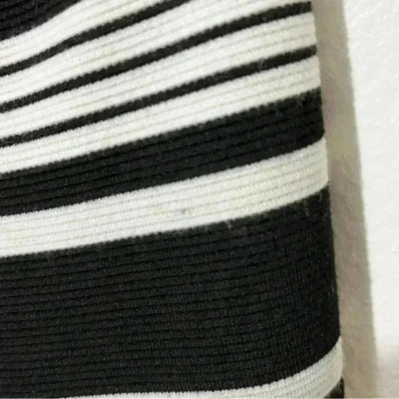 BAGATELLE Striped Moto Zip Up jacket | size Medium - Picture 3 of 11